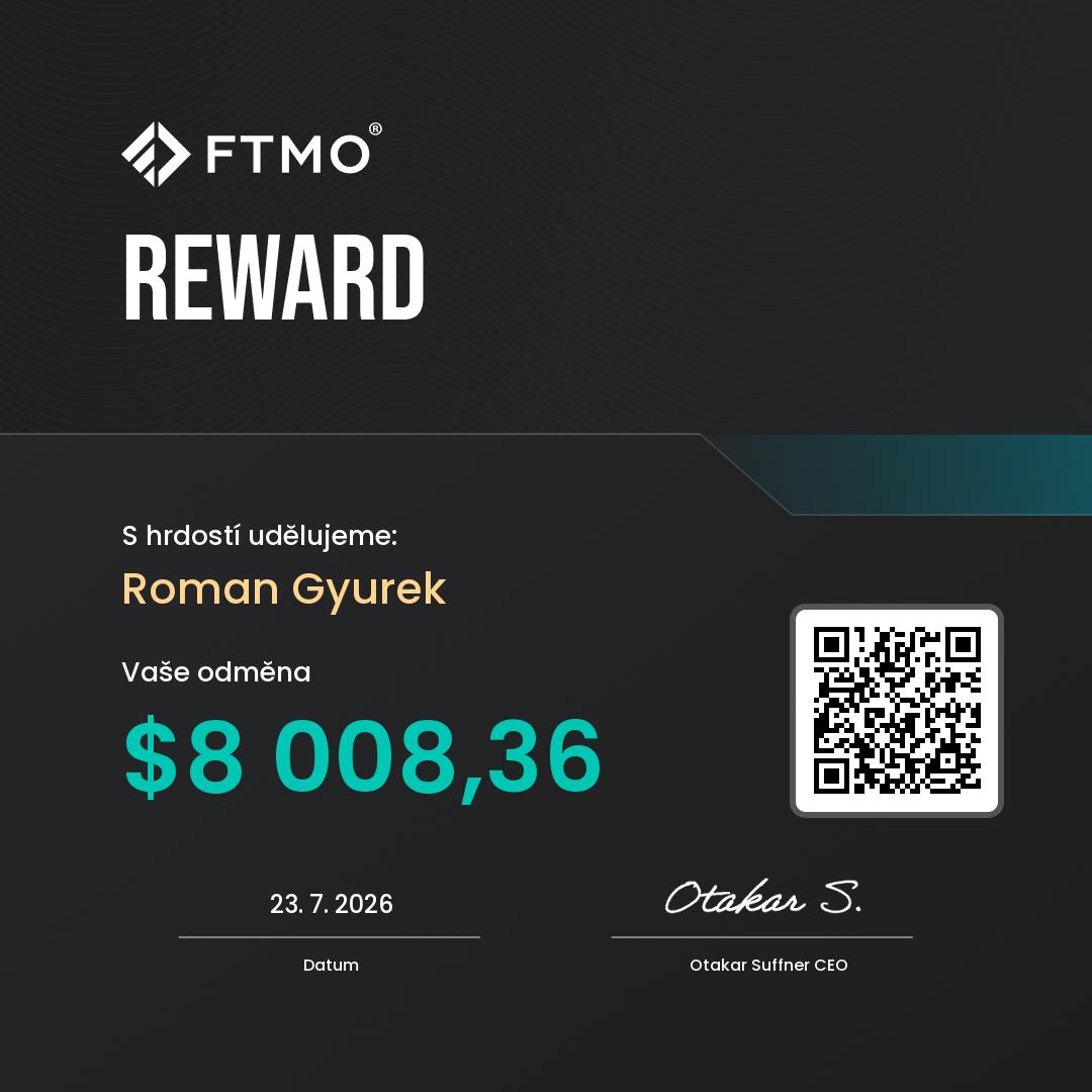 Roman Gyurek certifikát 1
