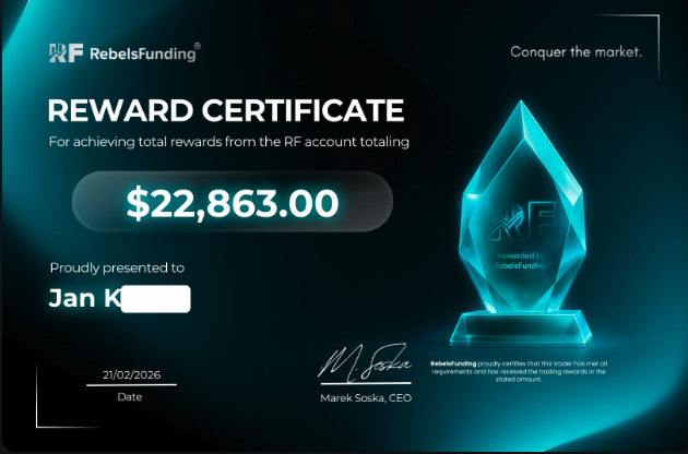 Jano Forex Trader profit split certificate